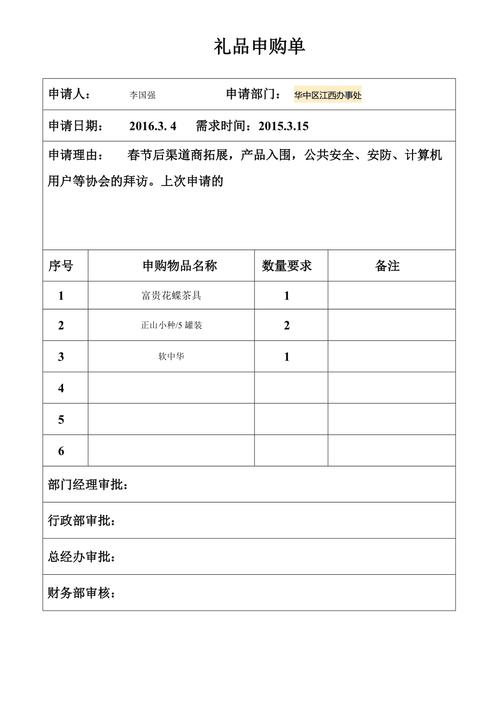 公司礼品申请，公司礼品申请书范文，向公司申请礼品报告怎么写？