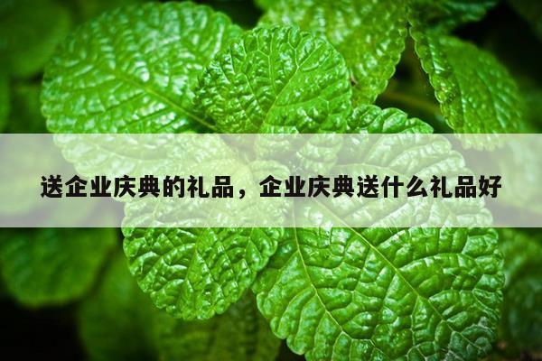 送企业庆典的礼品，企业庆典送什么礼品好