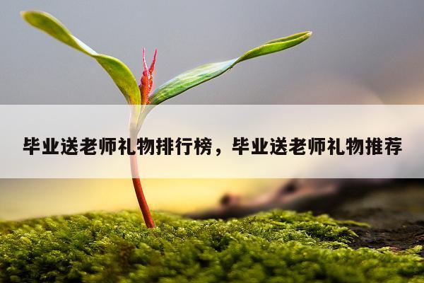 毕业送老师礼物排行榜，毕业送老师礼物推荐