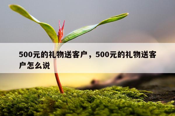 500元的礼物送客户，500元的礼物送客户怎么说