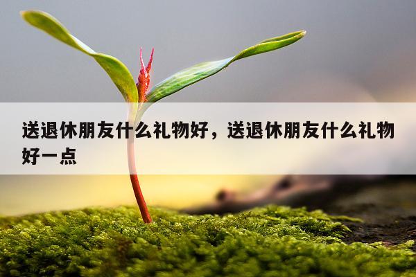 送退休朋友什么礼物好，送退休朋友什么礼物好一点